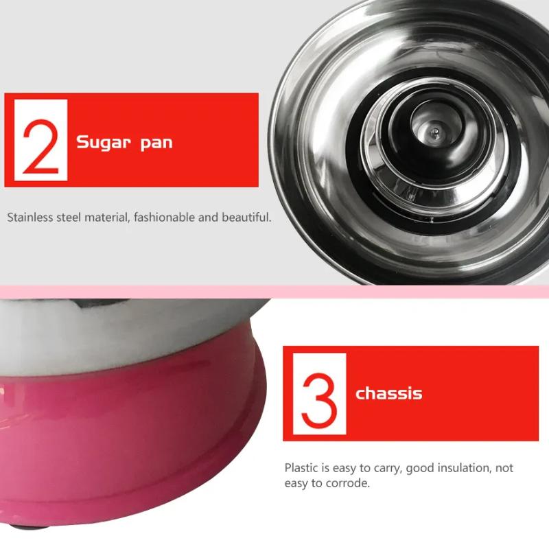 Domácí stroj na marshmallow Mini elektrický DIY stroj na sladké marshmallow vhodný jako dárky k narozeninám