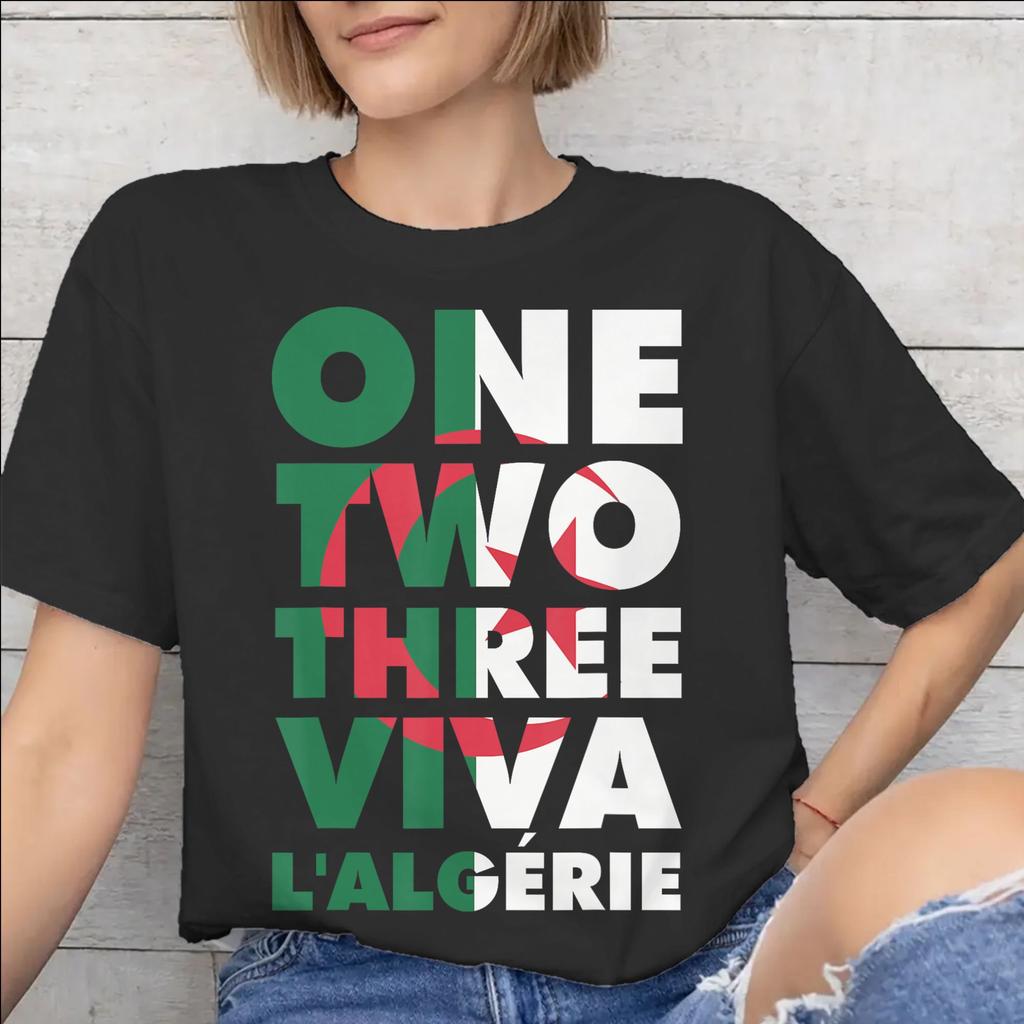 Unisex Unisex New Arrival DZ Algeria Algerian Flag T Shirt Tee Cotton Tshirts Clothing
