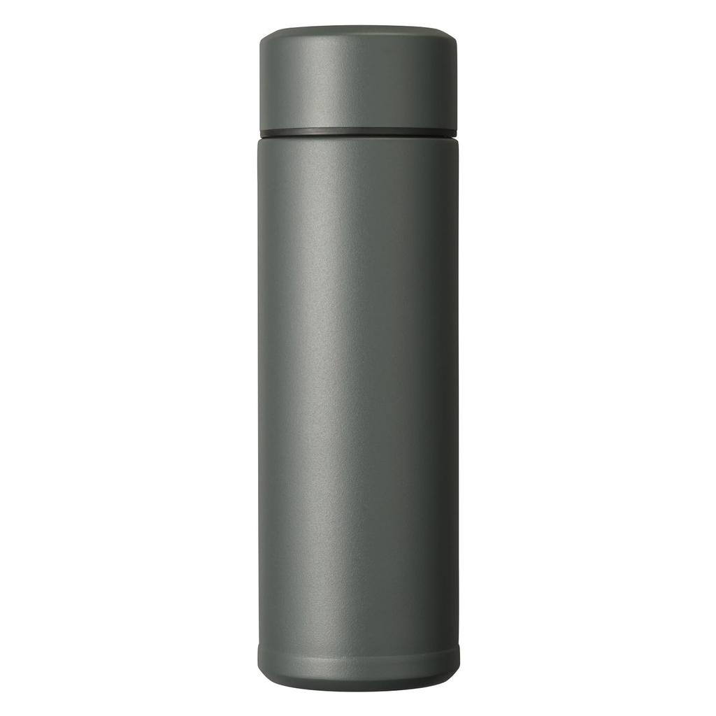 Kyocera DARK GRAY Stainless Steel Thermos Water for Men and Keeps Drinks Cold or Vacuum Direct for Drinks MB-10S (GY) Bottle, 300ml, Women, Hot,
