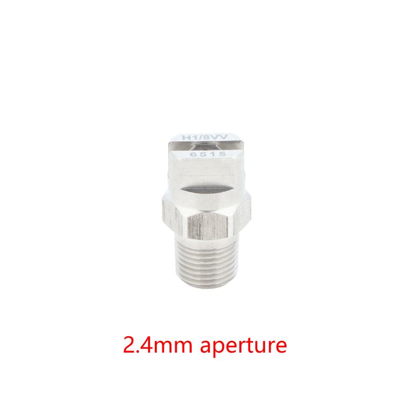 Easy to Install 1/8" 1/4" HVV/HU 304 Stainless Steel Flat Fan Spray Nozzle for Industrial Cleaning Projects