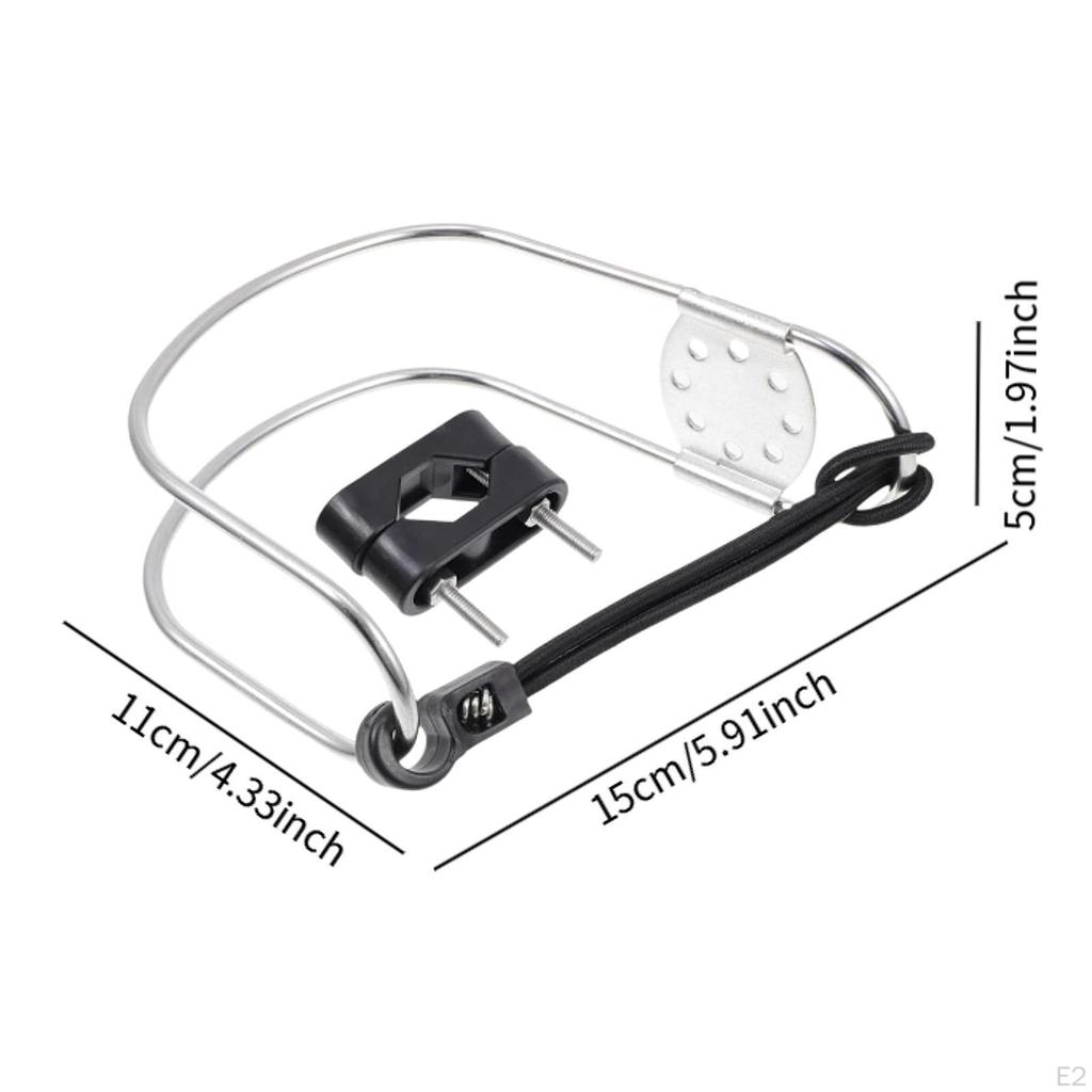 Life Ring Bracket Boat Lifebuoy Holder Throw Portable Marine Buoy for Wall