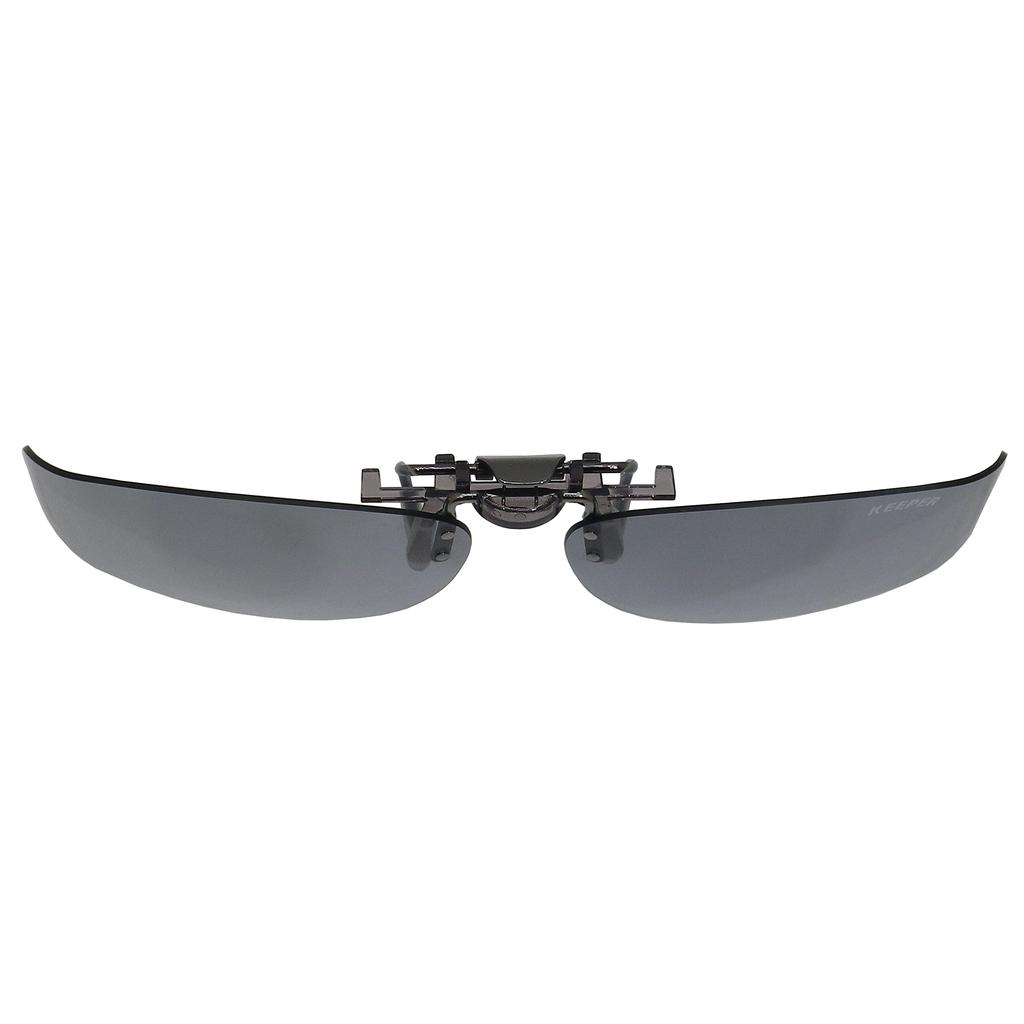 Keeper Made In Japan Polarized Apron Clip Type Sunglasses Over Glasses UV Protection Ultra Light Flip Type Large Cool SM 9323 [cliponkeeper]