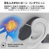 Creative Outlier Green Bluetooth Wireless Earphones with Adjustable Vibration Bone Low Latency and Mic Free+ Headset, Conduction, Mode, (HS-OTFPL-GR)