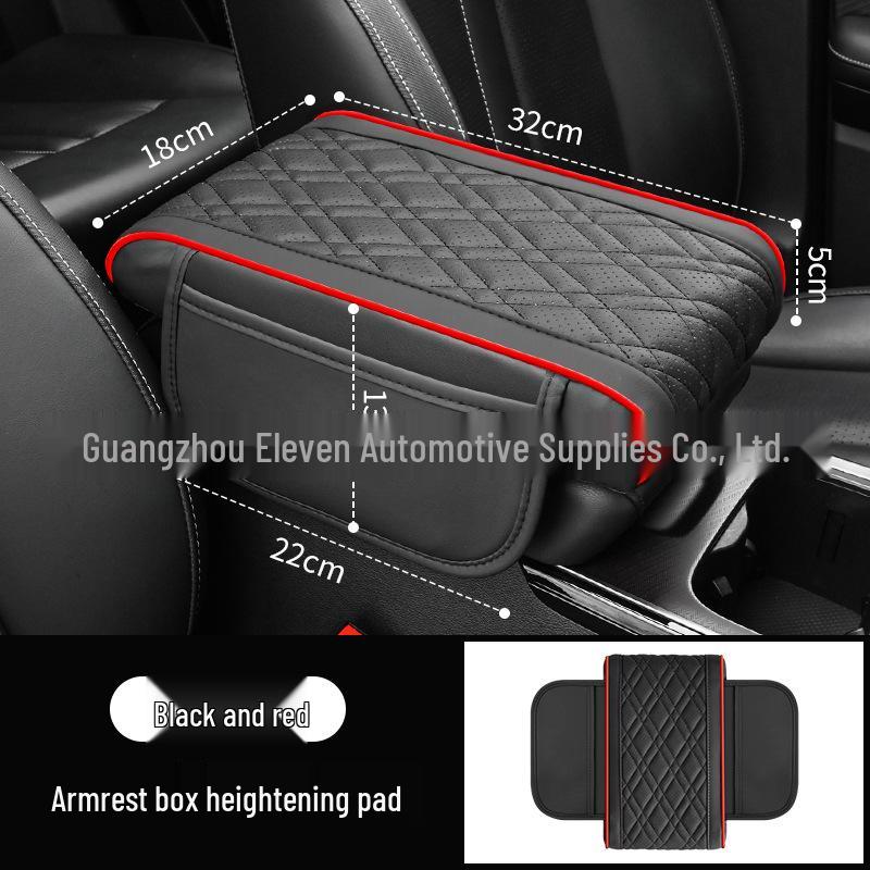 Car Central Armrest Pad - Memory Foam Elbow Support & Storage