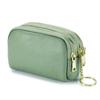 First layer cowhide change bag, mini cute ladies small wallet, multi-functional coin bag, zero + bag keychain.