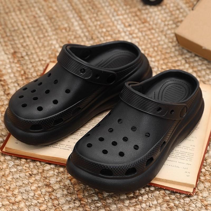 Puff Cave Shoes For Women'S Summer New Thick Bottom Eva Casual Outerwear Sandals, Height Increasing Beach Shoes