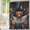 Funny Dogs Playing Poker Shower Curtain,Vintage Dog Art Waterproof Polyester Fabric Bath Curtain,Humorous Bathroom Decor for