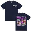 Rap Singer Milo J La Vida Era Mas Cortas New Album Tshirt Men Luxury Retro 90s Hiphop Tshirt Cotton Loose Oversized Tshirt
