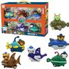 Octonauts The 6pcs Toys Car Figure Barnacles Peso Kwazii Crew Car Toy Kids Gift