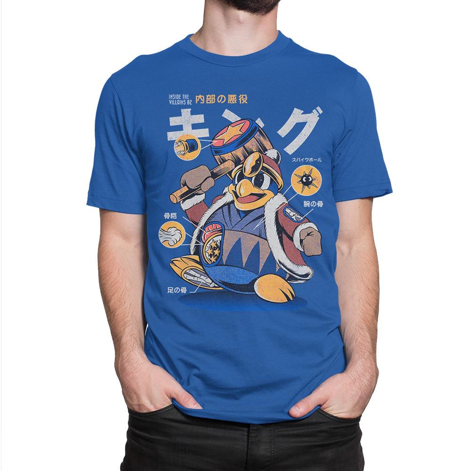 Kirby King Dedede T-Shirt, Men s and Women s Sizes (GAM-07073) L