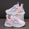 Kids Sneakers Girls School Casual Shoes Outdoor Breathable Running Shoes Light Soft Tenis Pink Non-slip Children Shoes