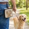 Transparent Window Dog Training Bag Portable Pet Snack Bag Dog Treat Pouch  Puppy Training