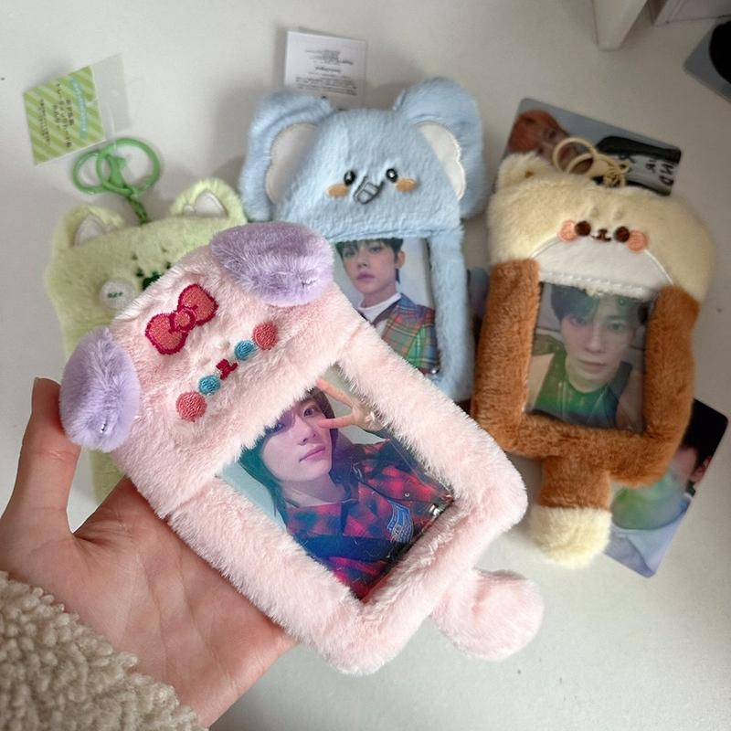 Cartoon Photocard Holder Binder Album Photocards Binder Cards Collect Book Binding Machine Photo Card Case Kpop Photo Albums