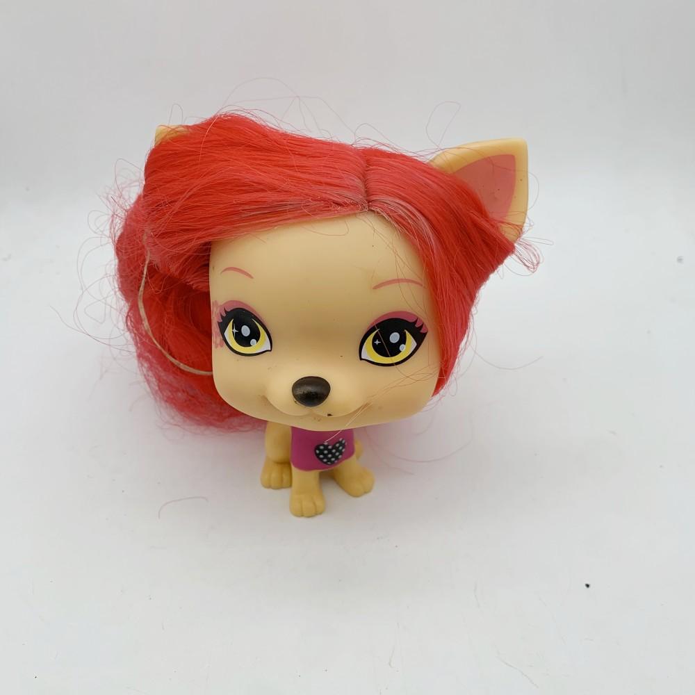 

1pcs 11cm Original Vip Colored Hair Dog Toys Cat Puppy Action Figure Old Pet Shop Lovely Pets Toy Figures Classic Little Poseable Articulated Scale