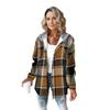Casual Women's Large Plaid Style Women's Jacket Plaid Autumn and Winter New Style
