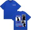 Rapper The Weeknd Starboy Album Cover T Shirt Unisexs Clothing Harajuku Punk Hip Hop TShirts Short Sleeve Tees Unisex Fashion Top
