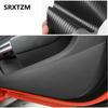 Black Door Anti-Dirty Carbon Fiber Style Sticker Trim Cover for Ford Mustang
