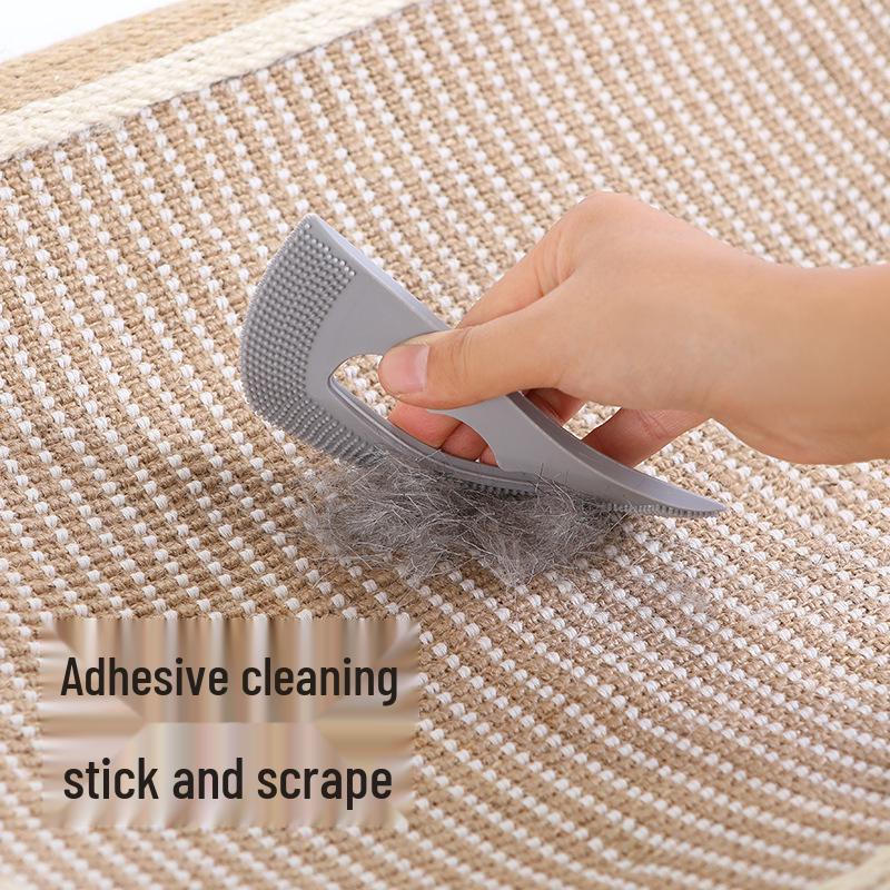 Pet Hair Remover: Soft Rubber Brush & Lint Roller for Cats and Dogs