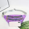 Bauchtasche Damen Laser Holografische Pailletten Brusttasche Umhängetasche Crossbody Tasche Damen Vielseitige Tasche Trendige Outdoor Sport Mode Handy Tasche
