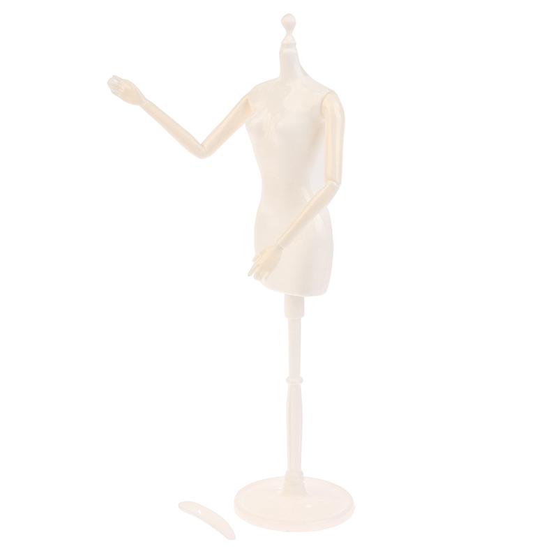 1:6 Doll Mannequin Coat Hanger Dollhouse Doll Skirt Support Wedding Mannequin Stand Humanoid Model Toy Doll Gown Display Form