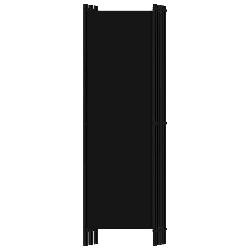 Divisor de Habitación Negro de 6 Piezas 300x180 cm