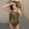 Siamese Triangle Swimsuit Women's Racing Professional Training Swimming Pool Specialized High-end Sensory Hot