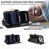 Phone Case for iPhone 17 16 Pro Max 15 Plus 14 13 Plus 12 Pro Max Bling Leather Phone Case with Lanyard Flip Wallet Stand Cover