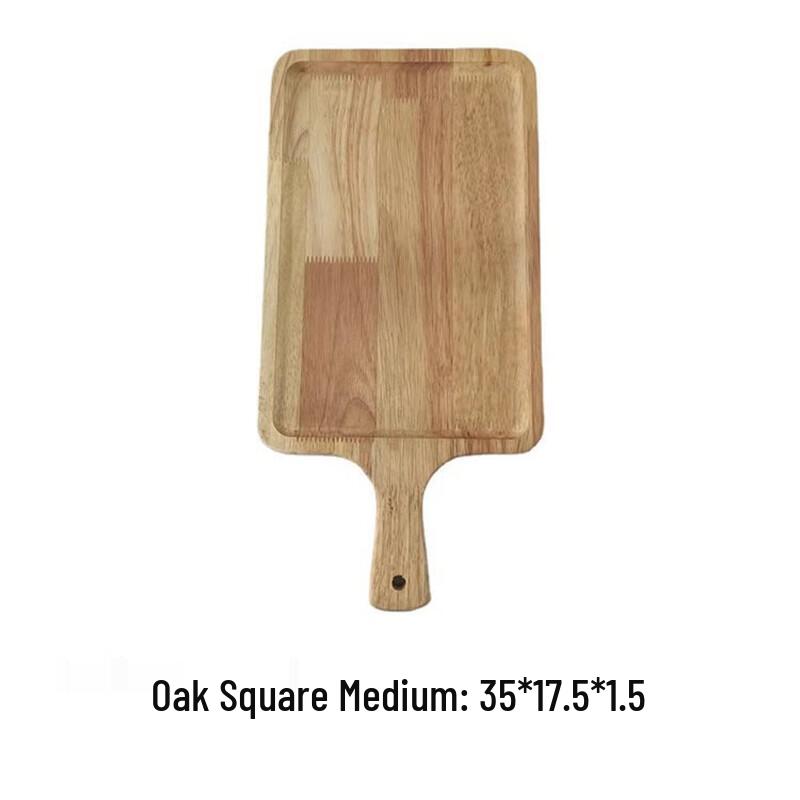 ZISIZ Oak Multi-Purpose Serving Board with Handle
