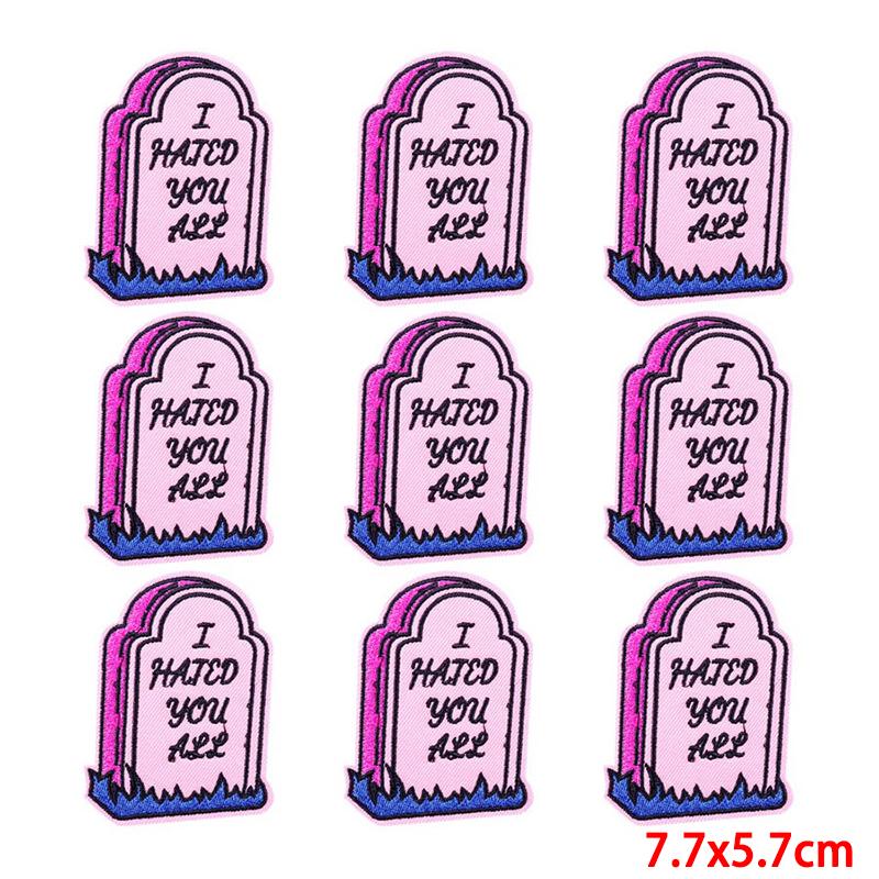 10 teile/los Großhandel Stickerei Patch Eisen Auf Patches Für Kleidung Patches Auf Kleidung Jacken Dekor Applikation Nähen Liefert