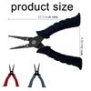 Stainless Steel Fishing Plier Hook Remover Outdoor Fish Line Cutter Tool Comfortable Grip Scissors Fishing Accessories