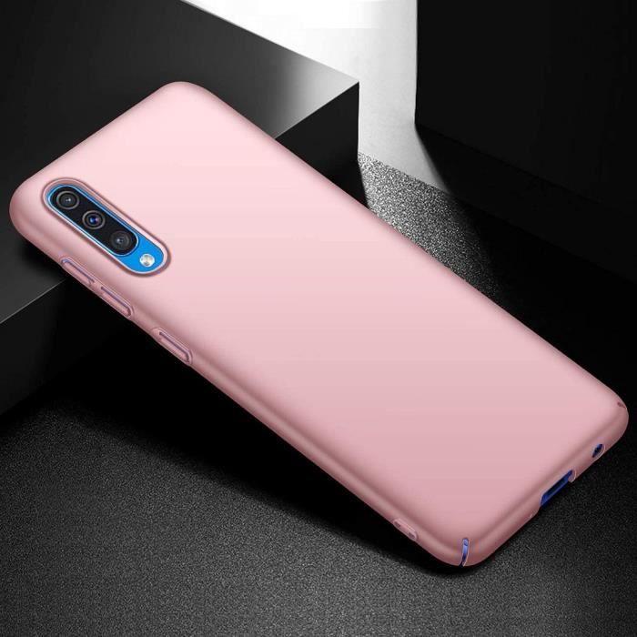 Coque - Samsung - A50 - Protection souple - Silicone ultra-léger - Couleur unie Rose