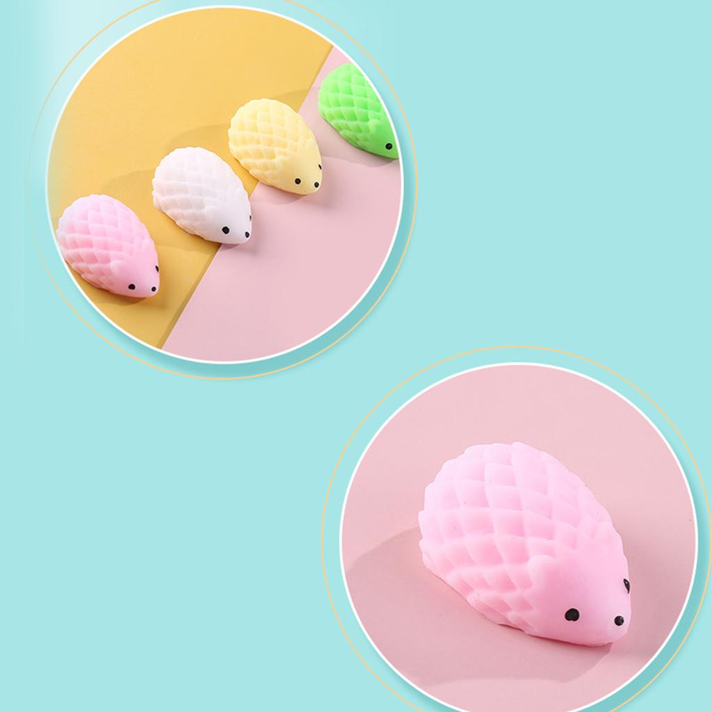 Soft Stretchy Hedgehog Squeeze Animal Figure Decompress Office Stress Toy AntiAnxiety Toy Stress Reliever for Student