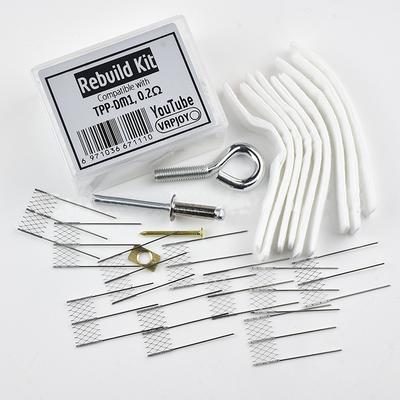 Diy Rebuild Kit Tpp Dm1 0.2Ohm Mesh Coil Resistance Heating Wire With Tools