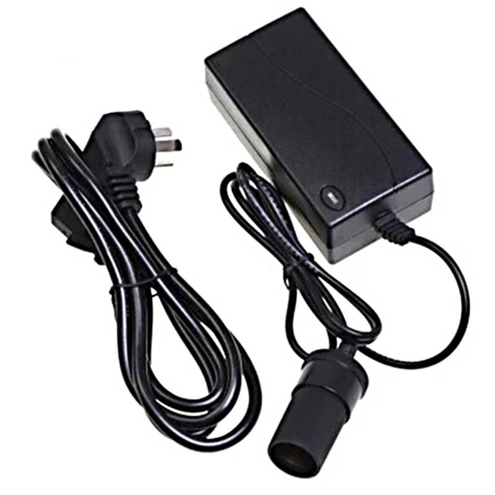 

110V 220V Input AC Power Converter 60W Power Car Lighter Charger Power Adapter Car Electronics чёрный