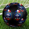 Pallone Calcio a 5 FFF Francia Colorato Cucito a Macchina PVC Misura 5 Pronto per Allenamento di Squadra Competizione Resistente Alta Rimbalzabilità Fantastico Regalo Sportivo
