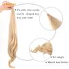 Syntetisk hestehale 32 tommer lang fleksibel sjal rundt hestehale hårforlengelser Blond Svart For kvinner Fake Tail Hairpiece Daglig bruk