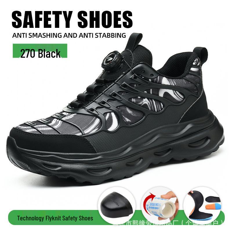 

Breathable Anti-Smash Puncture-Resistant Lightweight Safety Work Shoes