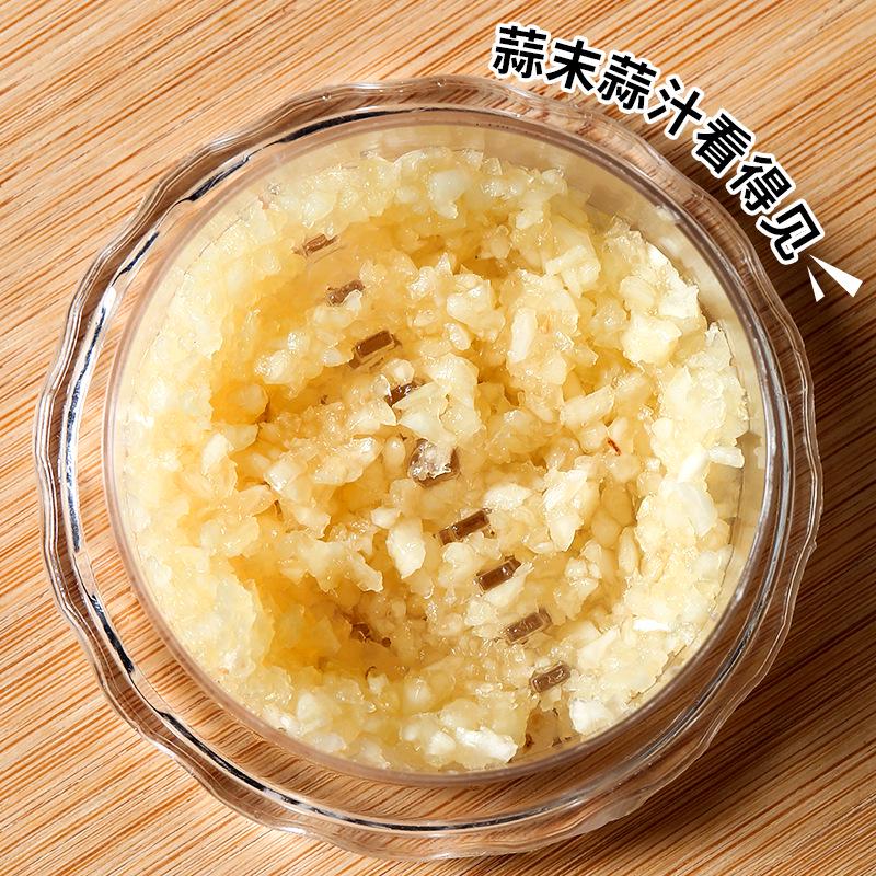 Lis na česnek a kráječ: Ruční mlýnek na zázvor a česnek, kuchyňský gadget a výrobník pasty.