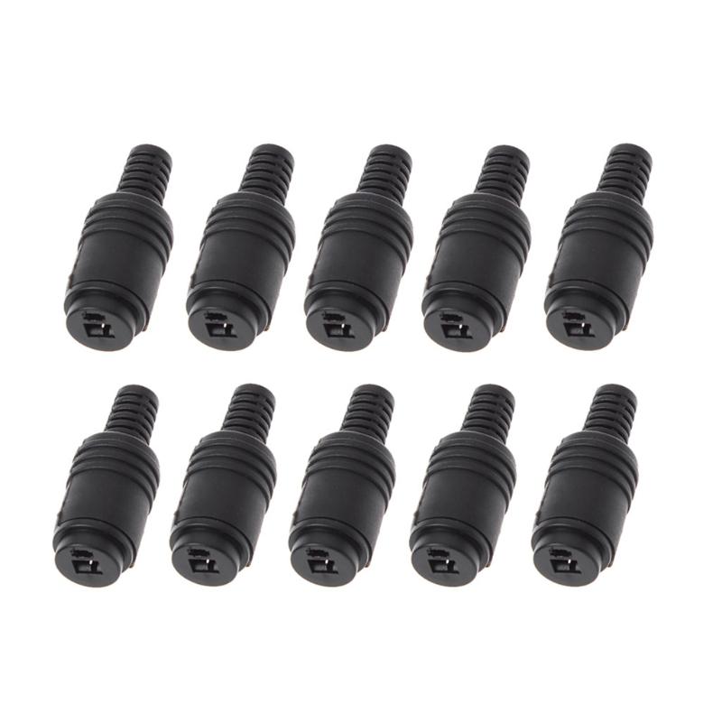 

10 Pcs 2 Pin DIN Speaker Plug 2-Pin Plug Hifi Loudspeaker Cable Solder Connector Drop ship 2P чорний