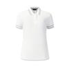 FILA Golf Series Fashion Simple Sports Comfortable Knitted Short Sleeve Polo Shirt Women tops Jade-White A11W625109FWT