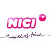 NICI Love Cat Fluffy Plush Toy Sitting 35cm