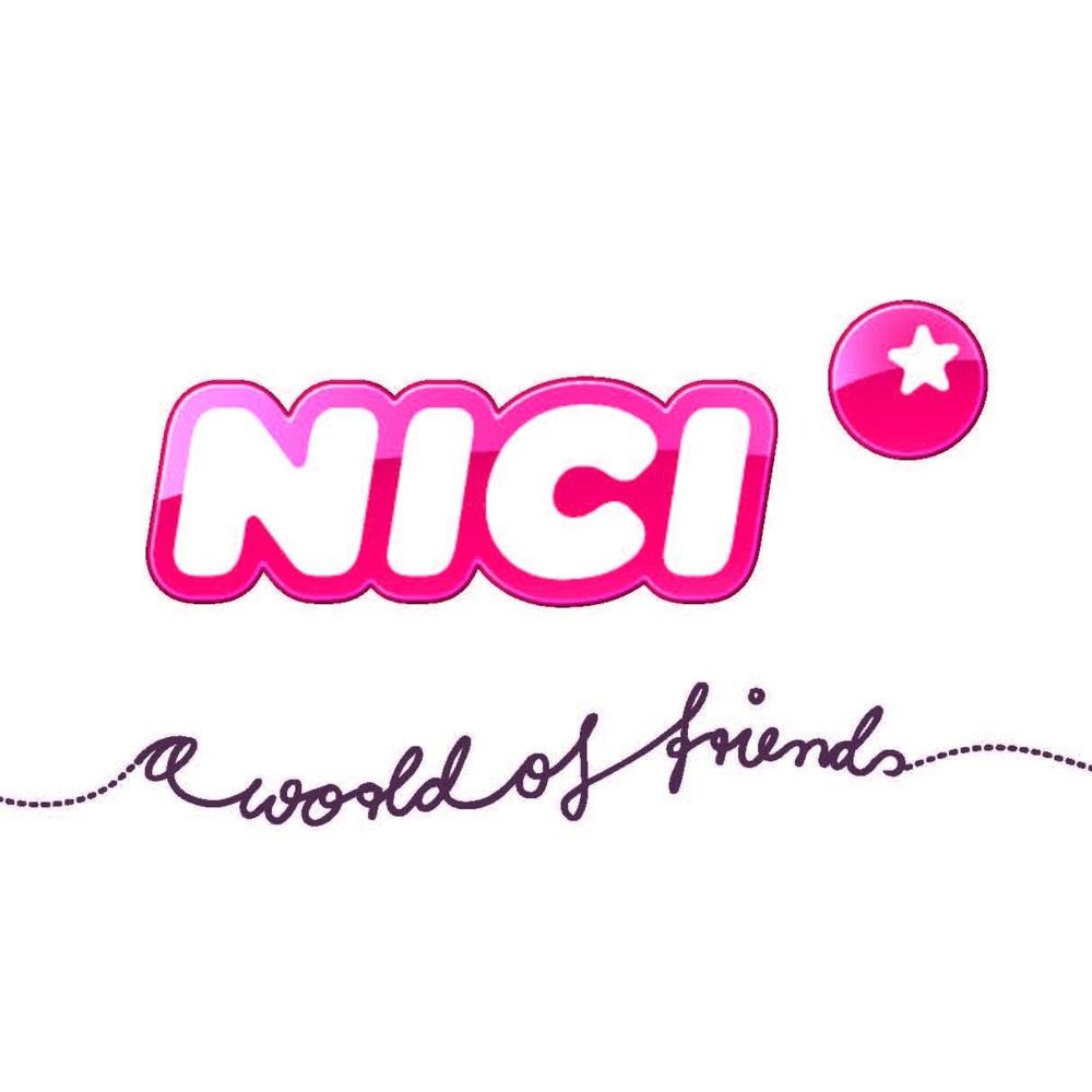 NICI Love Cat Fluffy Plush Toy Sitting 35cm