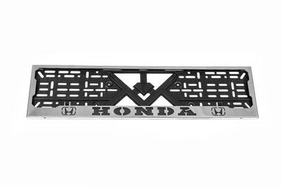 Frame for Number Chrome Honda (1 Piece, Stainless Steel)