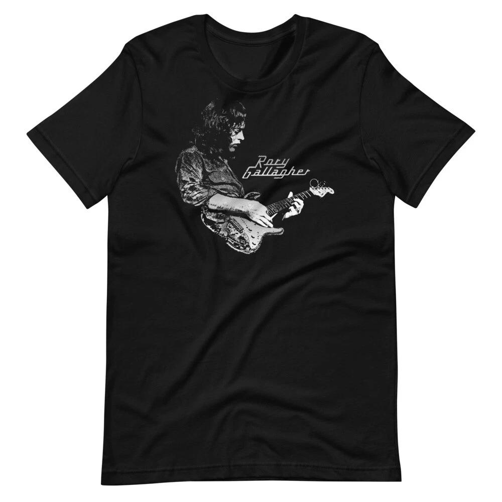 RORY GALLAGHER Guitarist Fan Art Graphic Tee Short-Sleeve Unisex T-Shirt XL