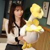 35-55cm Soft Cute Dressing Up Duck with Flower Bag Plush Toys Stuffed Cute Animals Doll Pillow for Girls Kids Birthday Xmas Gift