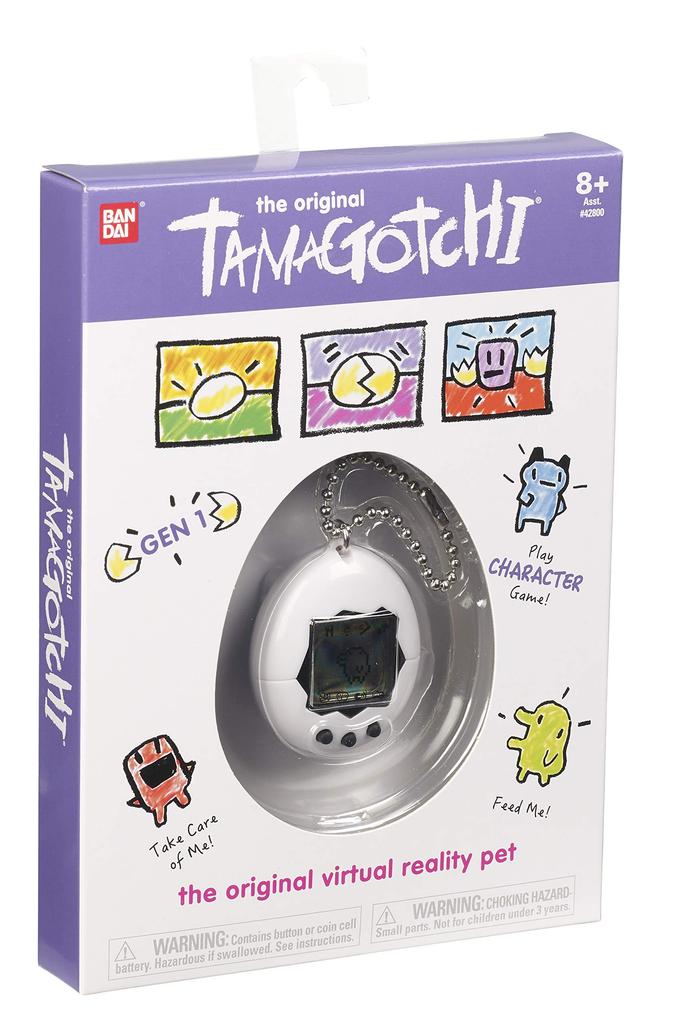 Tamagotchi Electronic Game, White/black
