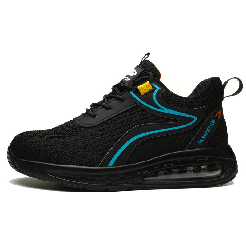 Safety Shoes with Anti-Smash and Anti-Puncture Protection, Reflective Strips, Lightweight, Comfortable, and Soft Foldable Design.