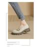 2025 Women's Korean Style Round Toe Loafers - Thick Sole, British College Style, Perfect with Skirts