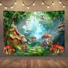 2D Fantasy Wunderland Wald Pilz Fotografie Hintergrund