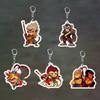 Chinese Action Game Black Myth Wukong Keychain Key Chain Ring For Bag Monkey King Sun Keyring Jewelry Gamer Fans Gaming Gift